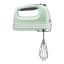 KitchenAid 9 Speed Hand Mixer - Pistachio angle