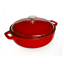 Round Cast Iron Enamel Casserole, 4L