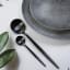 Nicolson Russell Dubai Matte Black Titanium Cutlery Set, 16-Piece