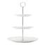 Maxwell & Williams White Basics Diamonds 3-Tier Cake Stand