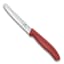 Victorinox Swiss Modern Round Serrated Tomato & Steak Knife, 11cm - Mulberry
