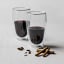 Bodum Pavina Large Double Walled Glasses, Set of 2 with red wine