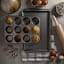 Lifestyle image of KitchenCraft Non-Stick Baking Pan, 12 Holes