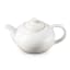 Le Creuset Stoneware Classic Teapot, 1.3L - Meringue