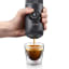 Picture of the Wacaco Nanopresso Portable Coffee Maker in the Grey colour way being used