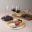 Yuppiechef Porcelain Cheese Platter, 30cm with cheese and wine