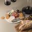 Yuppiechef Porcelain Cheese Platter, 30cm with cheese and wine