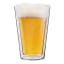 Humble & Mash Double-Walled Glasses, Set of 2 with beer