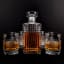 Luigi Bormioli Mixology Elixir Whisky Set, 5-Piece with whiskey