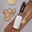 Microplane Gourmet Coarse Grater with ginger and grated ginger