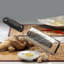 Microplane Gourmet Coarse Grater with ginger and grated ginger