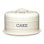 KitchenCraft Living Nostalgia Airtight Domed Cake Tin antique cream