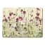 Creative Tops Rectangular Lacquered Finish Placemats, Set of 6 - Field Poppies