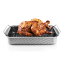 Eva Solo Roasting Pan with Rack - 30cm x 22cm with a full chicken