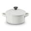 Le Creuset Mini Stoneware Cocotte, 10cm - White