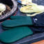 MasterClass Silicone & Cotton Double-Sided Oven Glove, Green on the table