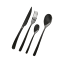 Nicolson Russell Buddha Black Cutlery Set, 16 piece