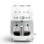 Smeg Retro Drip Filter Coffee Machine, white, front view