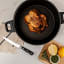 Remoska Energy Saving Portable Cooker Oven open lid with chicken