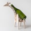 Native Decor Giraffe Wine Holder