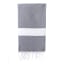 The Cotton Company Dimanta Turkish Towel - Dark Grey