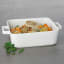 Maxwell & Williams Epicurious Square Baker, 24cm, white