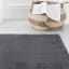 Hertex HAUS Plush Bath Mat, 115cm x 60cm - Anthhracite on the floor