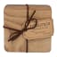 Creative Tops Naturals Oak Veneer Coasters, Set of 4