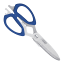 KitchenCraft Colourworks Brights Multi-Functional Kitchen Scissors - Blueberry