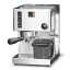 Dreamfarm Grindenstein Coffee Knock Box Medium - Grey on the coffee machine