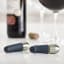 Joseph Joseph BarWise Twist-Lock Wine Stoppers with wine