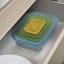 Joseph Joseph Nest Glass Storage Containers, Set of 4 in a cupboard