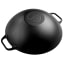 Pack Shot image of Victoria Seasoned Cast Iron Wok with Handles, 36cm