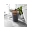 Umbra Woodrow Two-Tone Plywood Bin, charcoal, bathroom lifestyle
