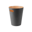 Umbra Woodrow Two-Tone Plywood Bin, charcoal