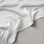 Lifestyle image of Linen House Elka Bamboo Silver Flat Sheet, 500 Thread Count