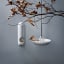 Eva Solo Hanging Bird Bath lifestyle with bird feeder
