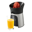 Moulinex VitaPress Direct Serve Citrus Juicer, 100W with a glass of juice