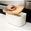 Action image of Joseph Joseph Bread Bin with Cutting Board Lid