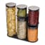 Joseph Joseph Podium 100 Glass Storage Jar Set, Set of 5