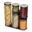 Joseph Joseph Podium 100 Glass Storage Jar Set, Set of 5