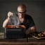 Lifestyle image of Everdure by Heston Blumenthal Cube Charcoal Portable Braai