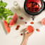 Magimix Juice Expert 3 Cold Press Centrifugal Juicer with fruits
