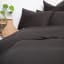 The T Shirt Bed Company Deep Charcoal Duvet Cover Set