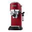 DeLonghi Dedica Pump Manual Espresso Coffee Machine, EC685 - Matte Red