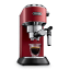 DeLonghi Dedica Pump Manual Espresso Coffee Machine, EC685 - Matte Red