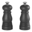 Le Creuset Classic Salt & Pepper Mills Set, 11cm - Matte Black 