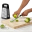Lifestyle image of OXO Good Grips Box Grater with Removable Zester