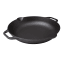 Pack Shot image of Victoria Seasoned Cast Iron Skillet with Helper Handles, 33cm