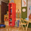 Popstrukt Sugar Cube Locker - Red Polka with toys